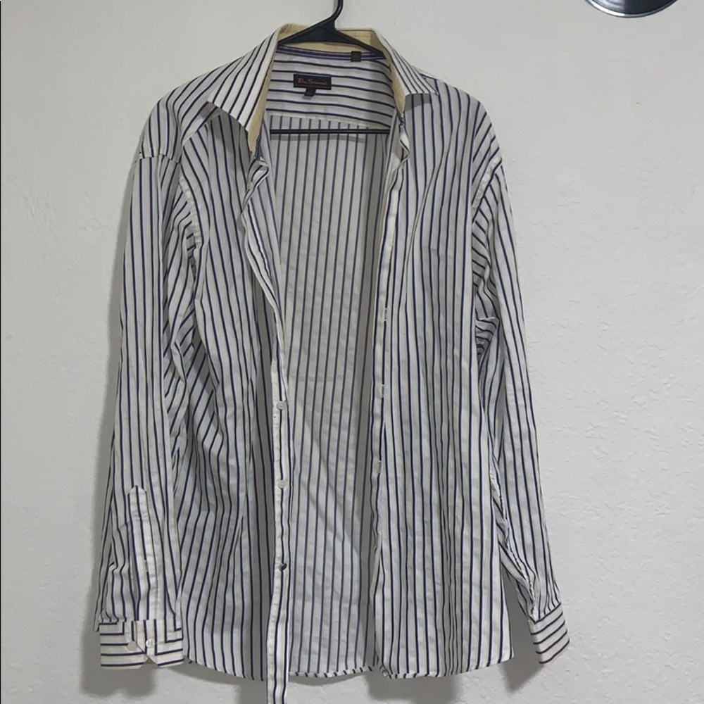 Stripped button up